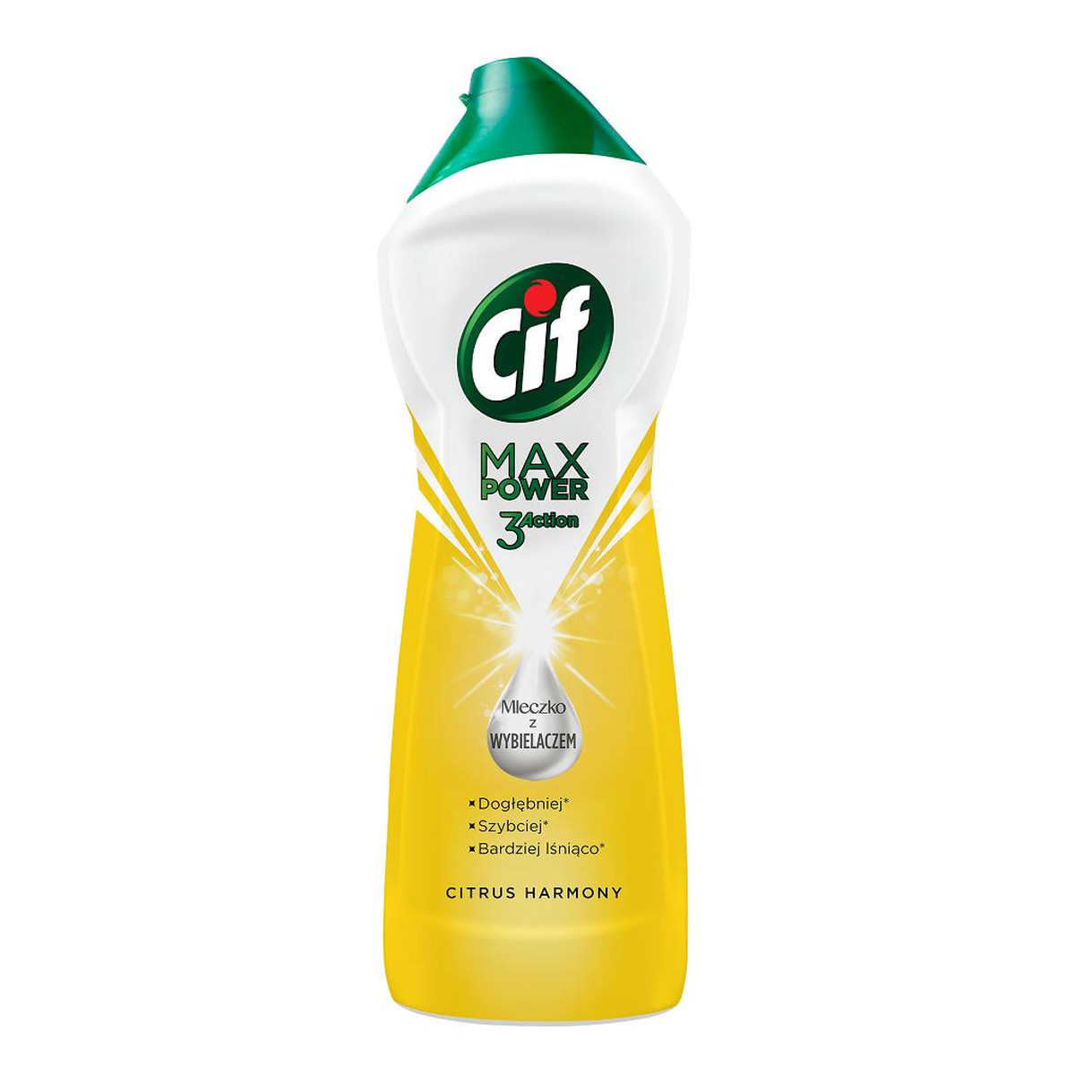 Cif Max Power 3 Action mleczko z wybielaczem do czyszczenia powierzchni Citrus Harmony 1001g