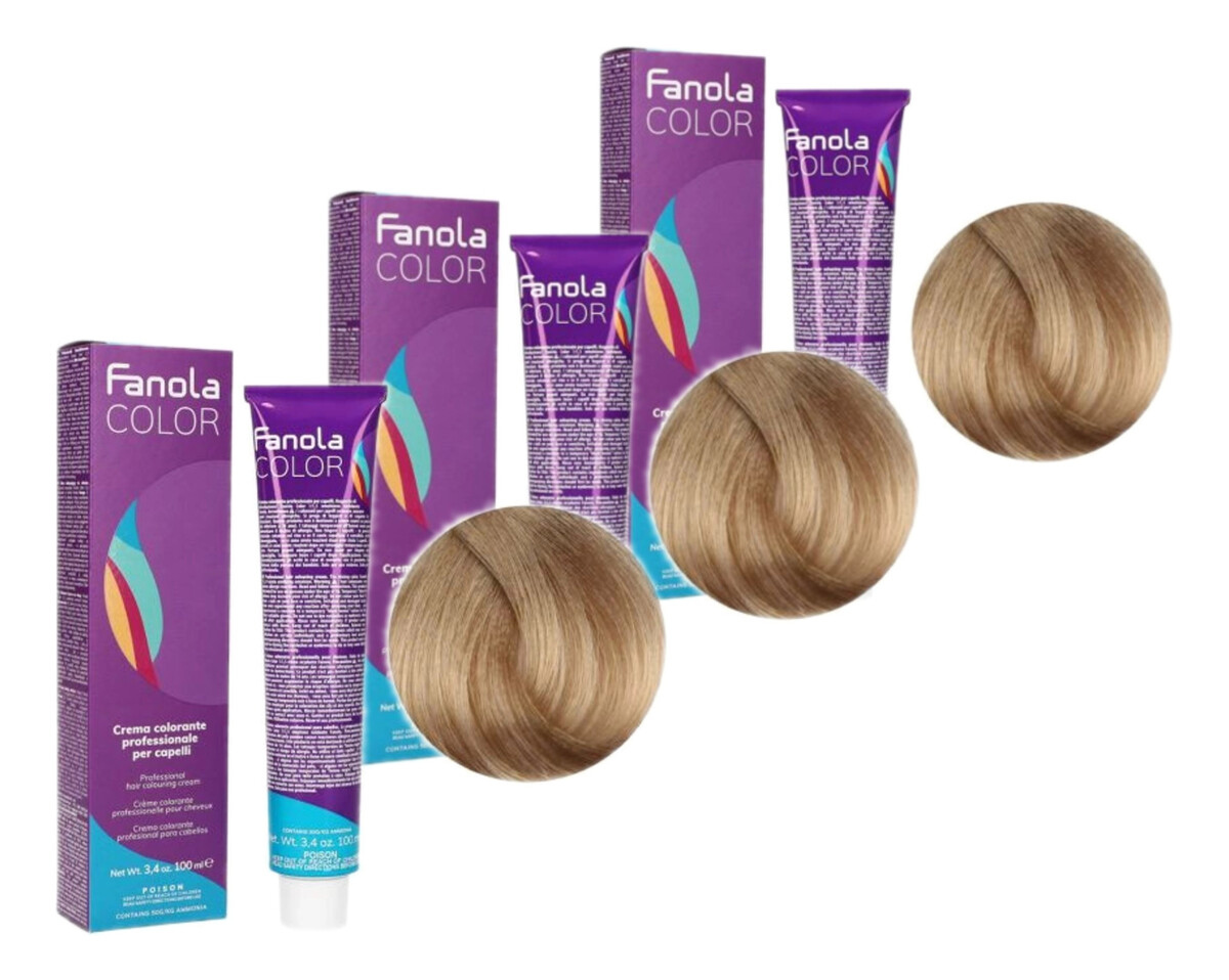 Krem koloryzujący Farba do włosów 10.14 Almond 3x100ml