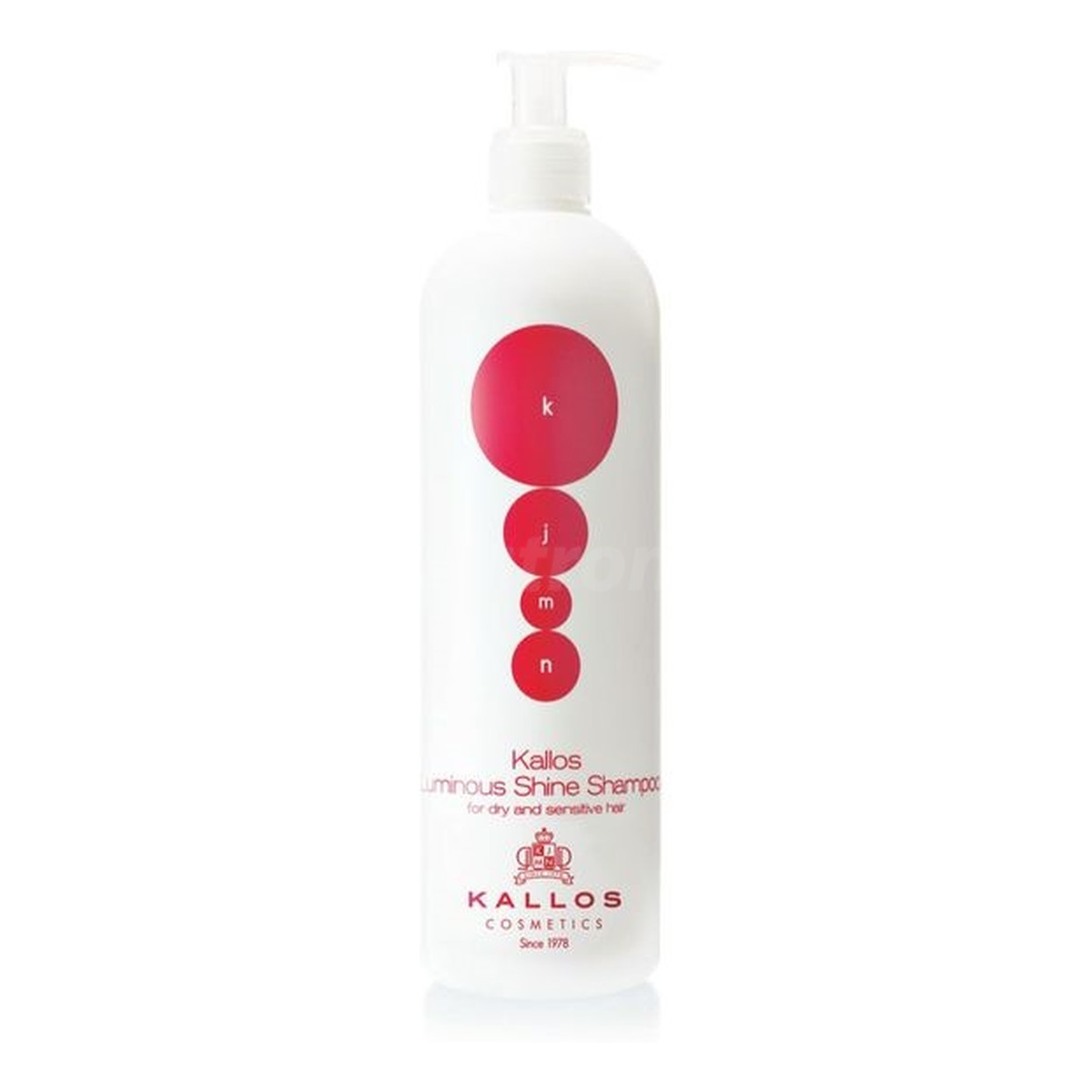 Kallos KJMN szampon rozświetlający do włosów suchych i wrażliwych 500ml