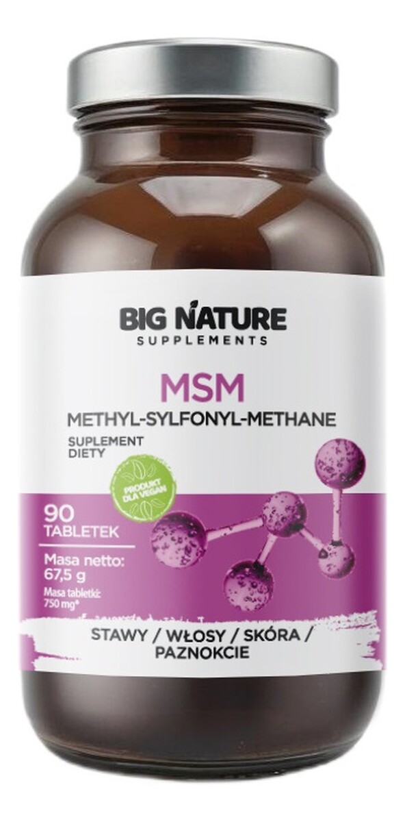 Msm suplement diety 90 tabletek