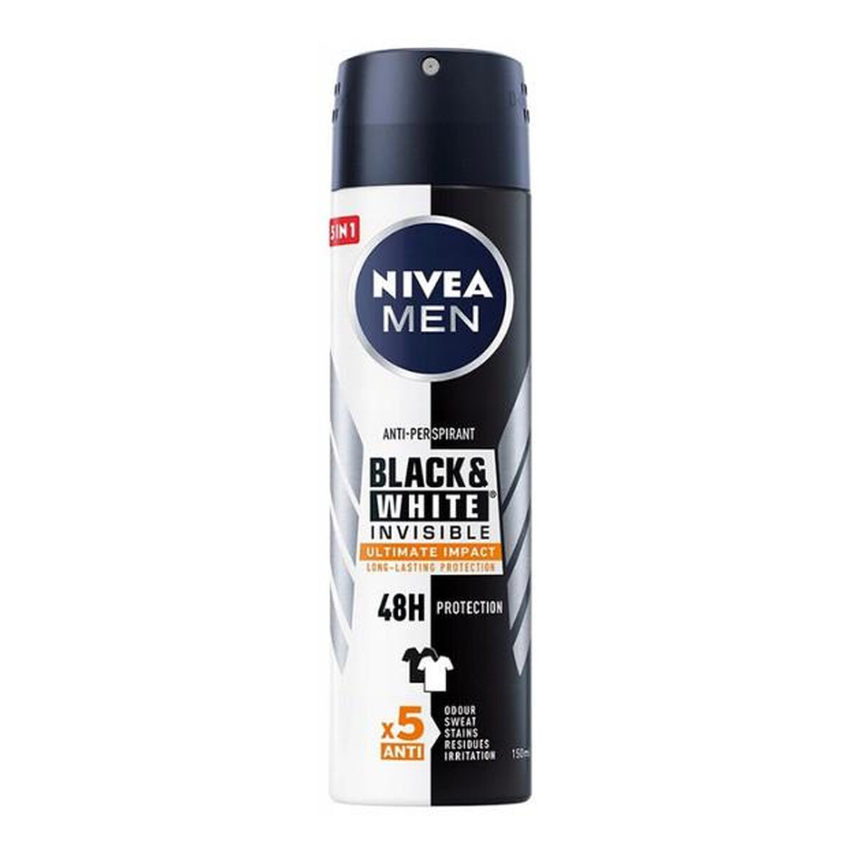 Nivea Black & White Dezodorant w sprayu Ultimate Impact 150ml