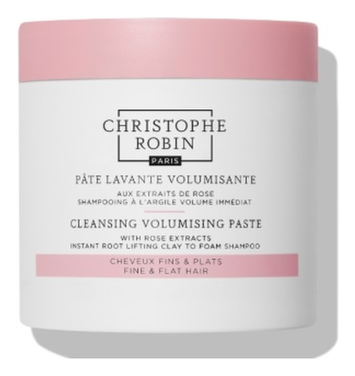 Cleansing volumizing paste with rose extracts oczyszczający szampon w formie pasty unoszący włosy u nasady