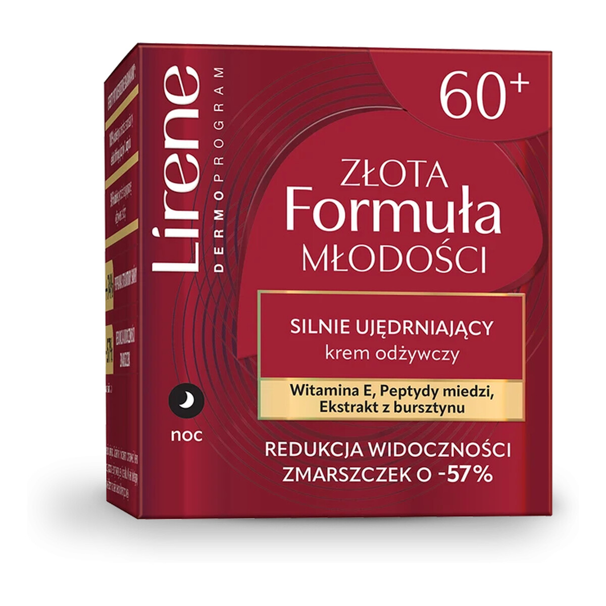 Lirene Złota Formuła Młodości Silnie ujędrniający Krem odżywczy 50ml