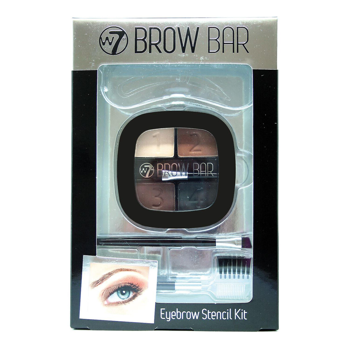 W7 Brow Bar Zestaw Do Stylizacji Brwi 5g
