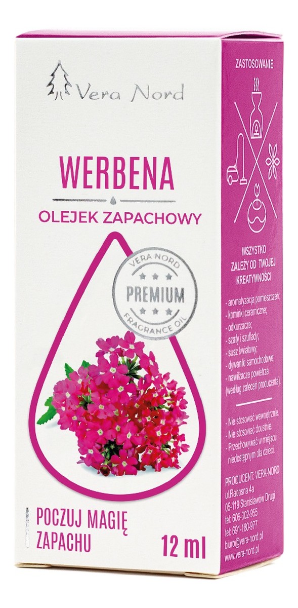 Olejek zapachowy werbena