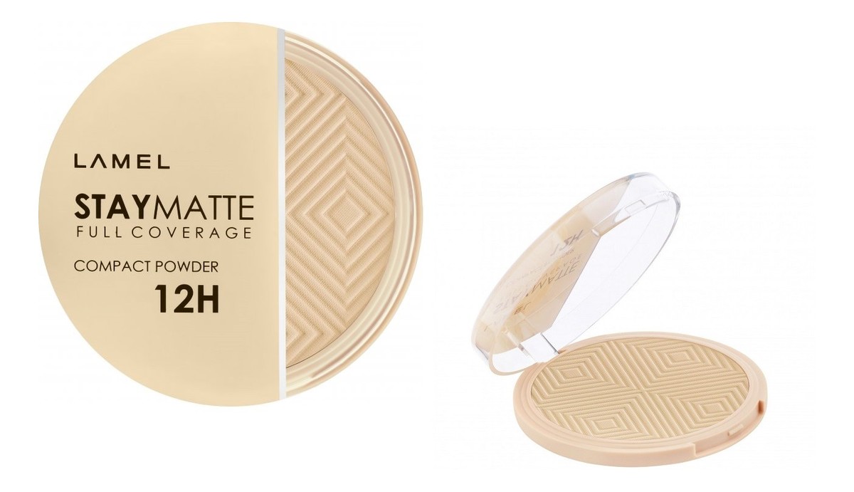 Basic Puder kompaktowy Stay Matte 12H