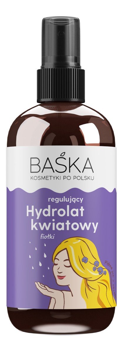 Hydrolat kwiatowy do twarzy regulujący Fiołki