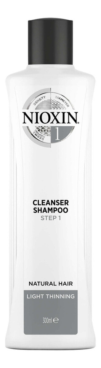 System 1 cleanser shampoo oczyszczający szampon do włosów normalnych lekko przerzedzonych