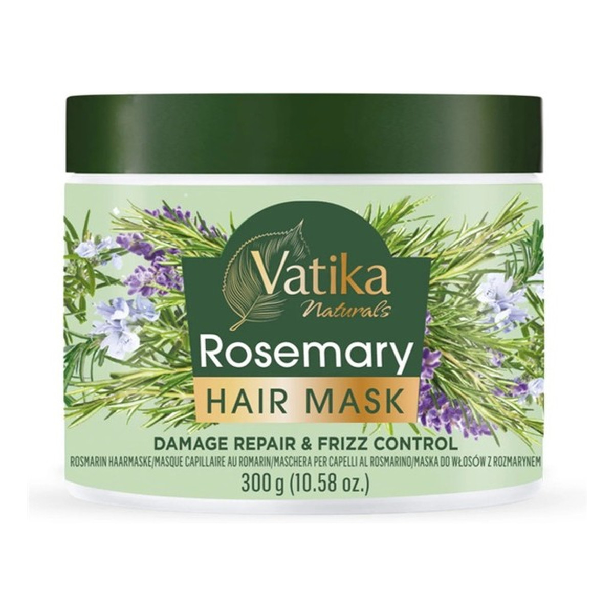 Dabur Vatika Rosemary maska do włosów odbudowa i kontrola puszenia się 300g
