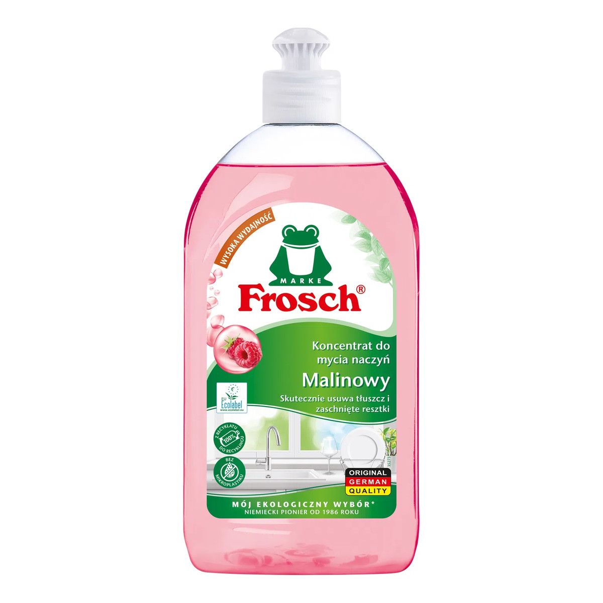 Frosch Malinowy koncentrat do mycia naczyń 500ml