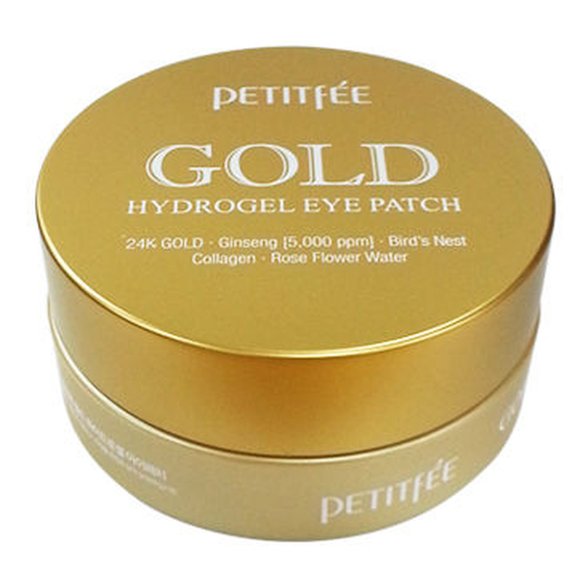 Petitfee Gold Hydrożelowe Nawilżająco-Rozświetlające Płatki pod Oczy ze Złotem 84g