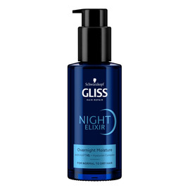 Night elixir moisture nawilżająca kuracja na noc bez spłukiwania do włosów normalnych i suchych