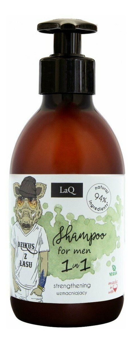Naturalny Szampon do włosów wzmacniający dla mężczyzn Dzikus z lasu