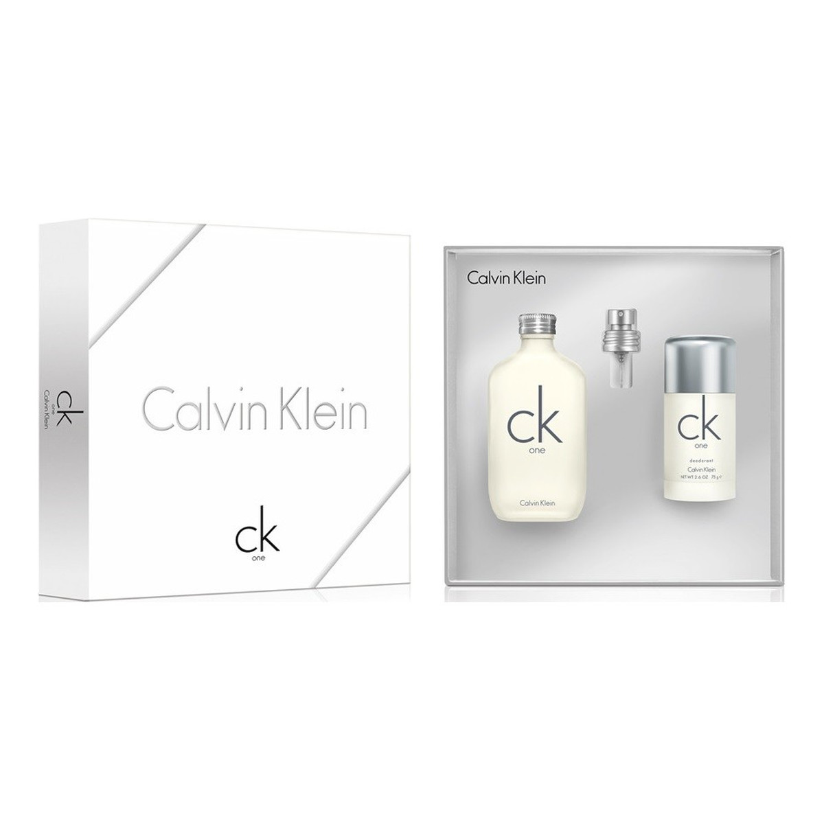 Calvin Klein CK One zestaw woda toaletowa 100 ml + dezodorant sztyft 75 ml