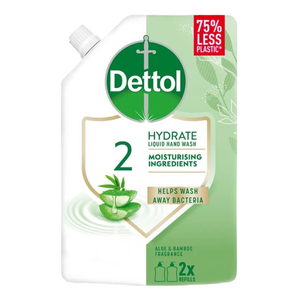 Dettol Nawilżające Mydło do rąk w płynie aloes i bambus refill 500ml