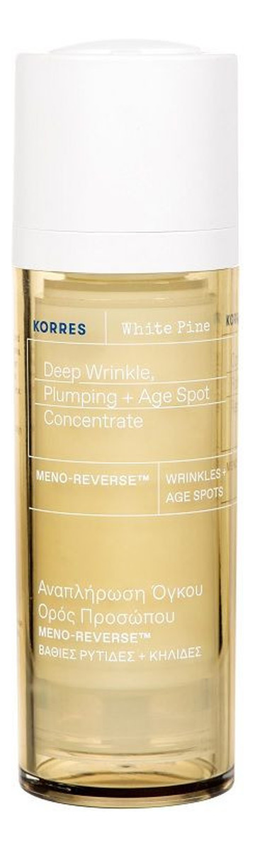 White Pine Deep Wrinkle Plumping Age Sport Concentrate serum zmniejsza widoczność głębokich zmarszczek