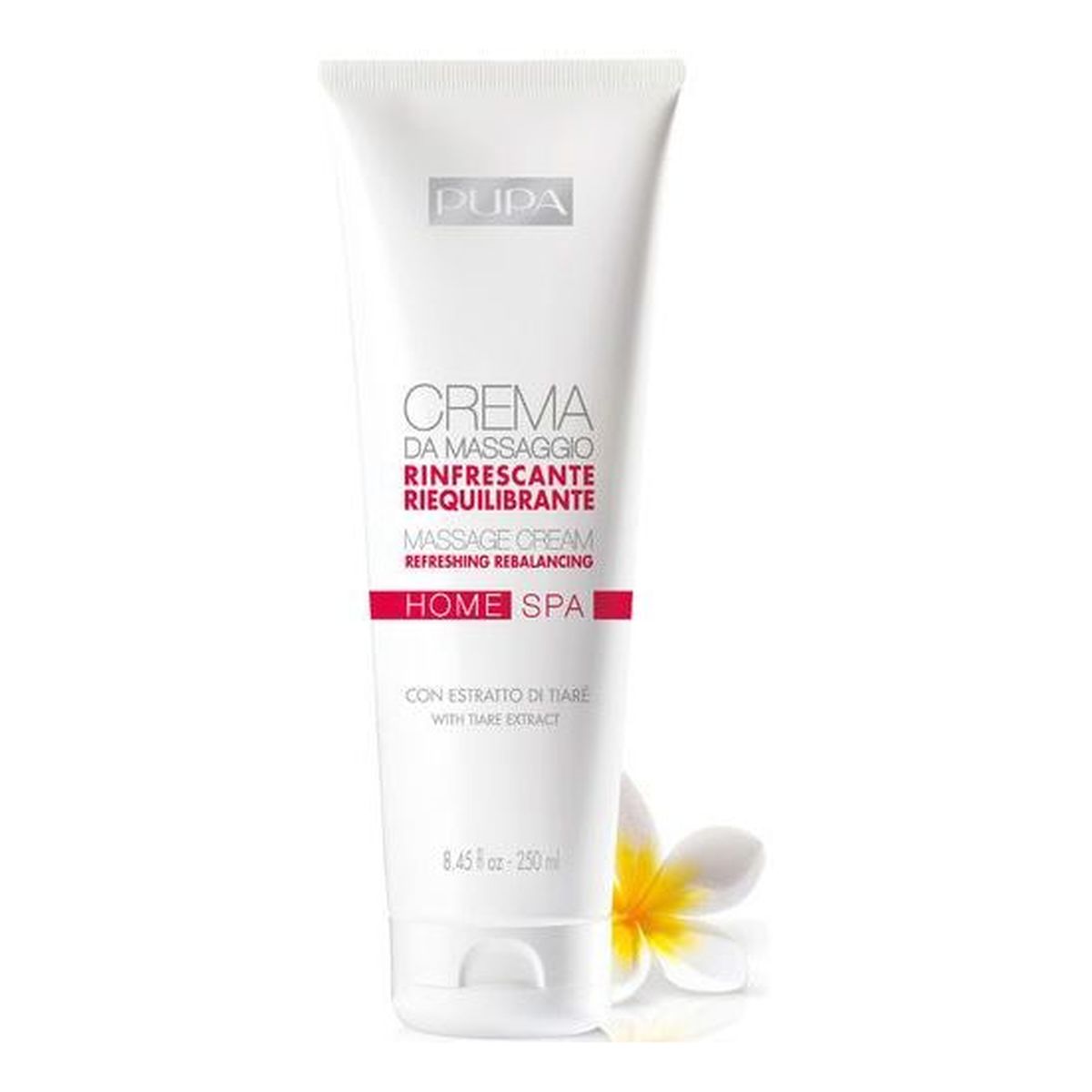 Pupa Milano Home Spa Massage Cream Refreshing Rebalancing Krem do masażu ciała 250ml