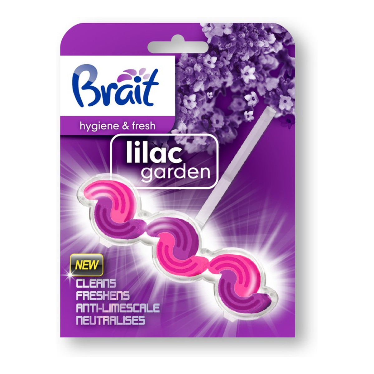 Brait Lilac Garden Kostka toaletowa 2-fazowa do WC 45g