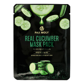 Maska w płachcie odświeżająco - łagodząca z ekstraktem ogórka