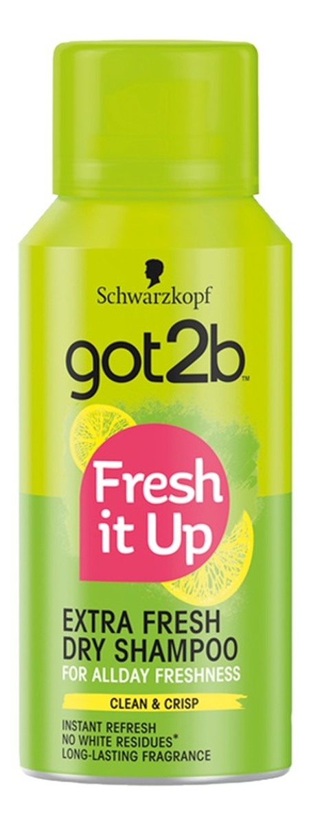 Fresh it up dry shampoo suchy szampon do włosów extra fresh