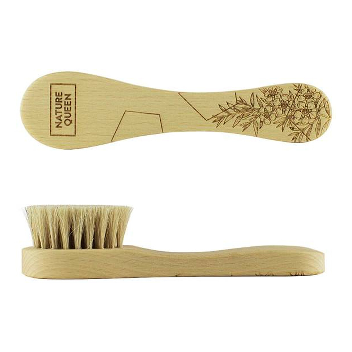 Nature Queen Szczotka do masażu twarzy na sucho