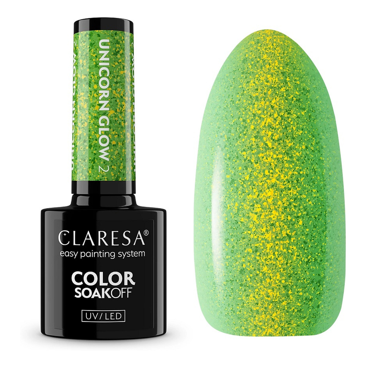Claresa Unicorn Glow Color Soak Off UV/LED lakier hybrydowy 5g