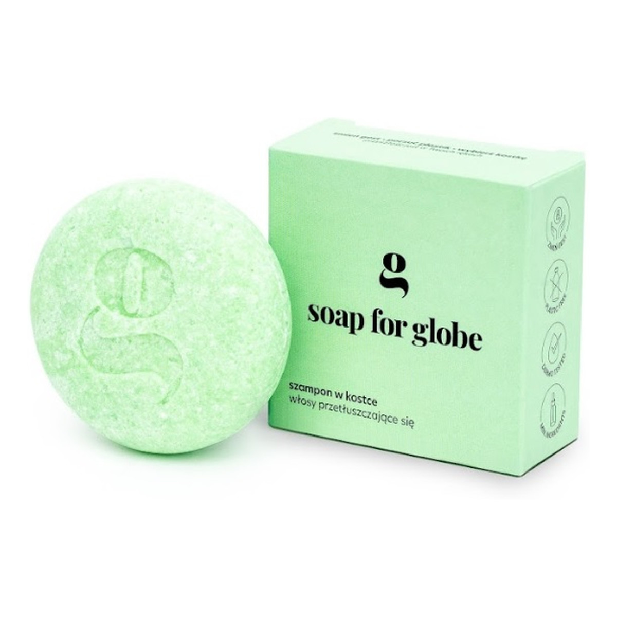 Soap for Globe Szampon w kostce do skóry głowy z tendencją do przetłuszczania się balance 80g
