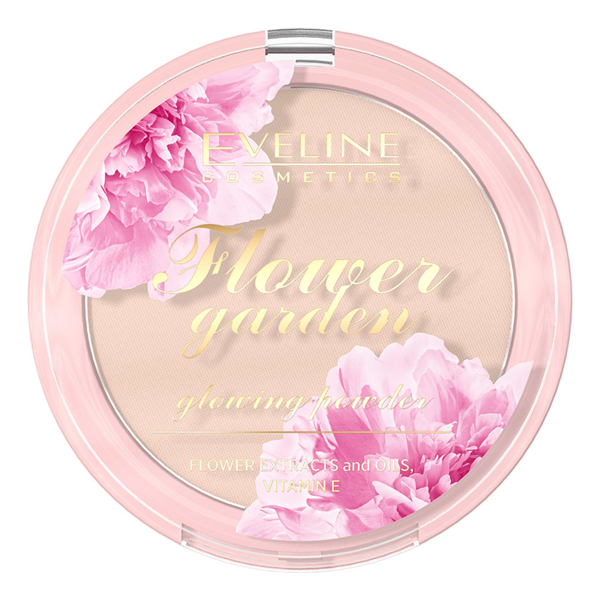 Eveline Flower Garden Prasowany puder rozświetlający 8g