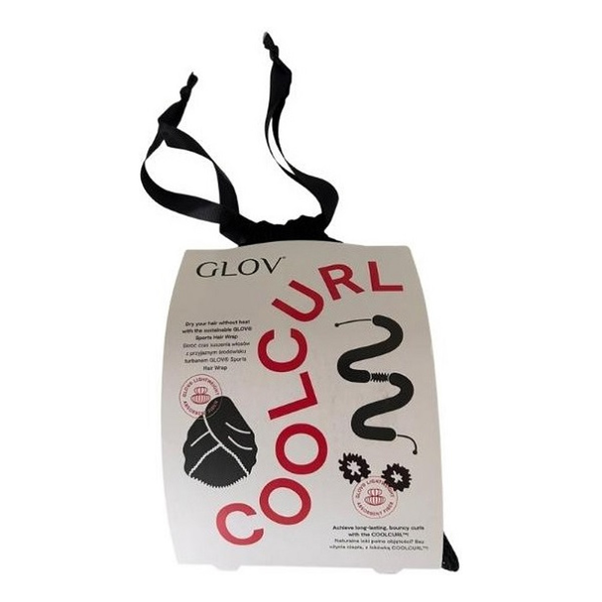 Glov CoolCurl Zestaw innowacyjna lokówka do włosów + turban do włosów