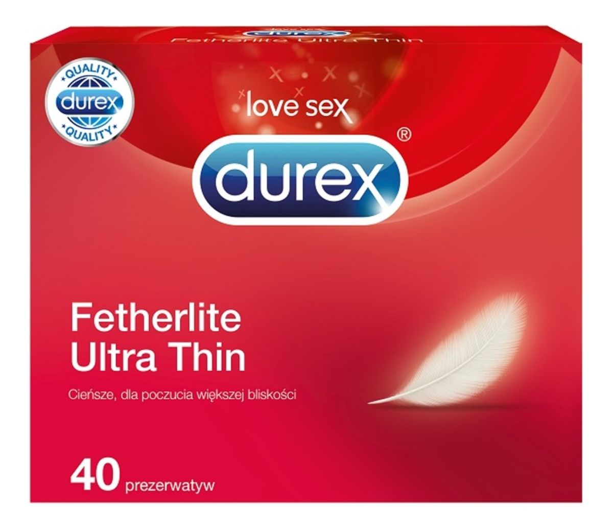 cieńsze prezerwatywy dla poczucia większej bliskości 40szt