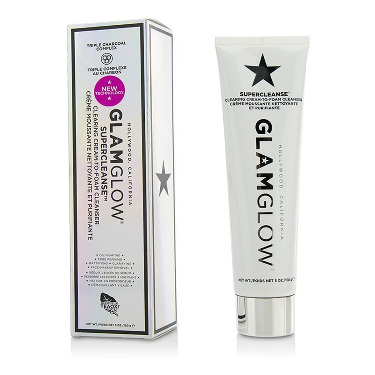 GlamGlow Supercleanse Cream-To-Foam Cleanser Żel do mycia twarzy 150ml