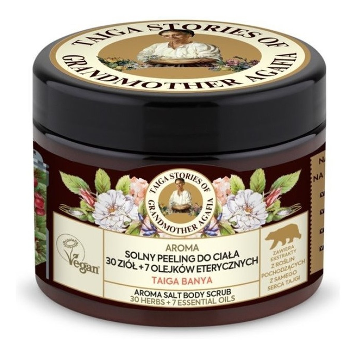 Solny peeling do ciała 30 Ziół + 7 Olejków Eterycznych