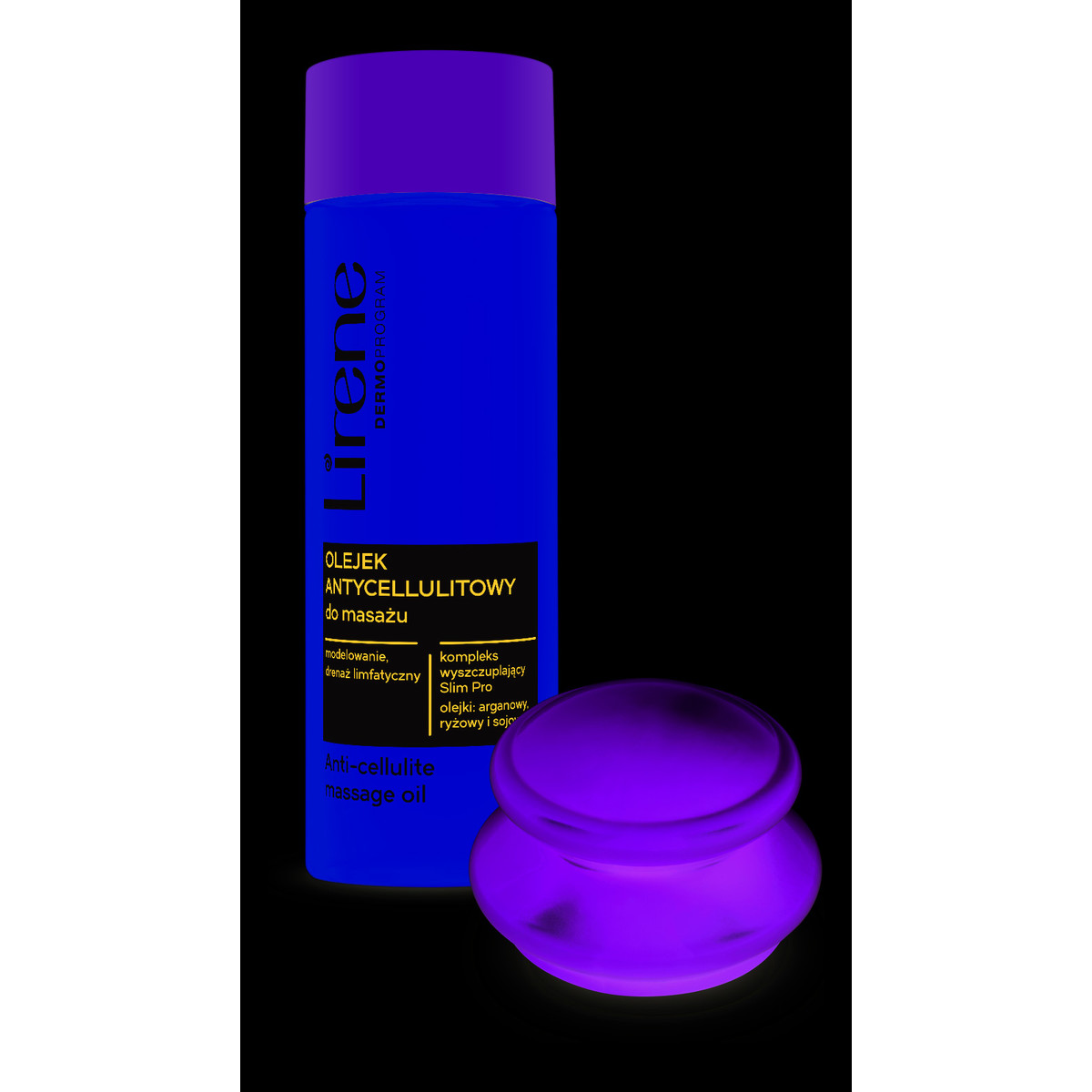 Lirene Make Me Slim Antycellulitowy Endo - Masaż Olejek+ Bańka 100ml