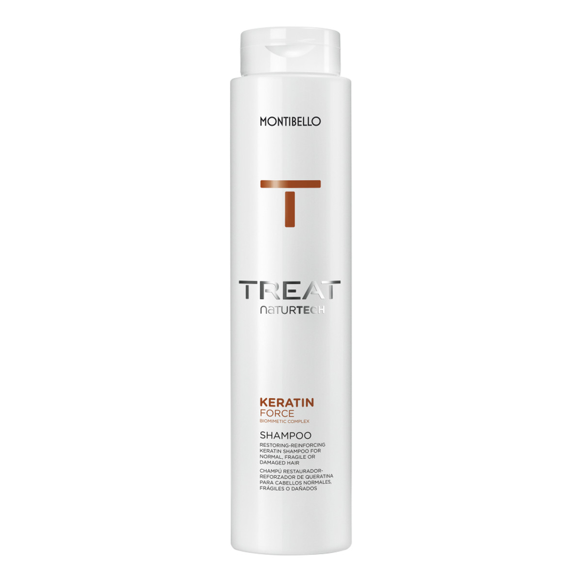 Montibello Treat naturtech keratin force shampoo wzmacniający szampon do włosów z keratyną 300ml