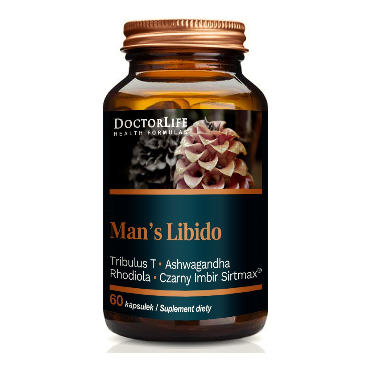 Doctor Life Man's libido poprawa funkcji seksualnych suplement diety 60 kapsułek