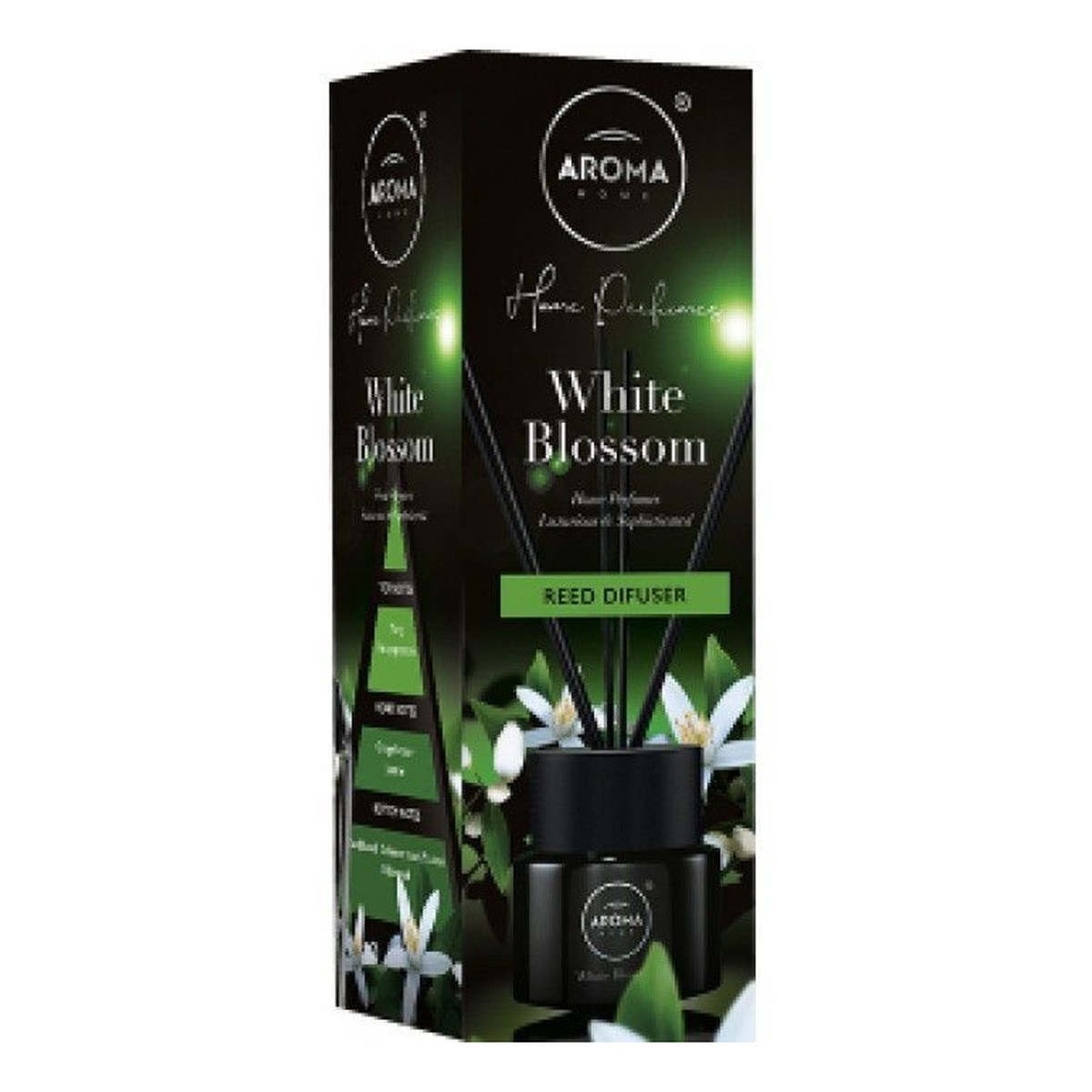 Aroma Home Black Series Patyczki zapachowe White Blossom 100ml