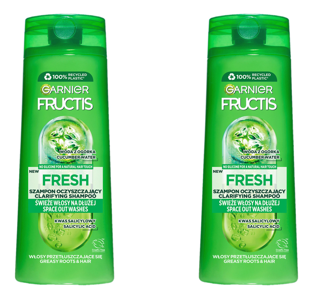 Fresh Szampon oczyszczający 2x400ml