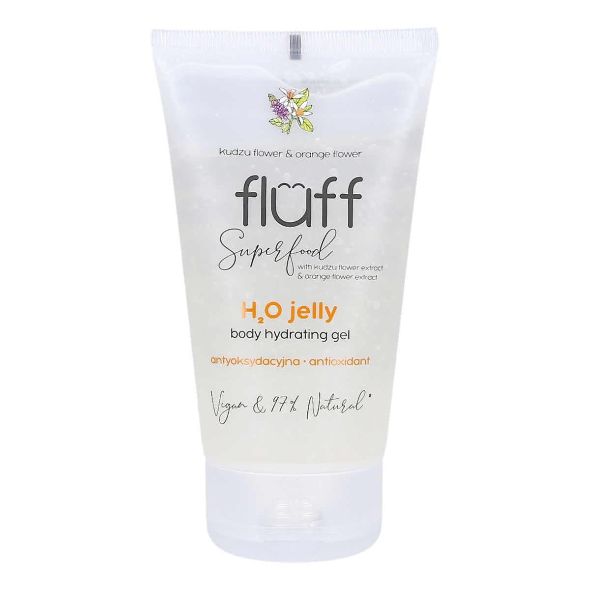 Fluff H2O Jelly Woda żelowa kwiat kudzu i pomarańczy 150ml