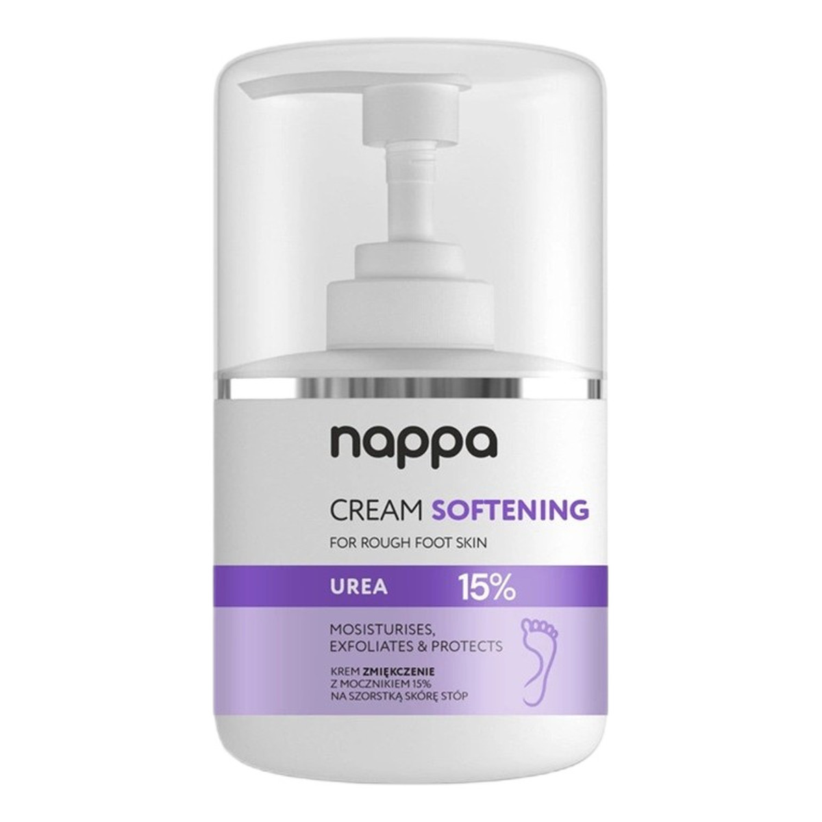 Silcare Nappa Cream Softening Krem zmiękczenie z mocznikiem na szorstką skórę stóp 15% 250ml