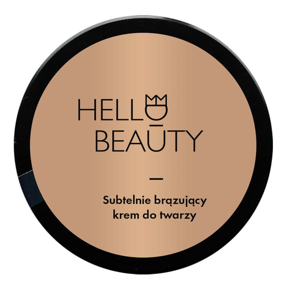 Subtelnie brązujący krem do twarzy