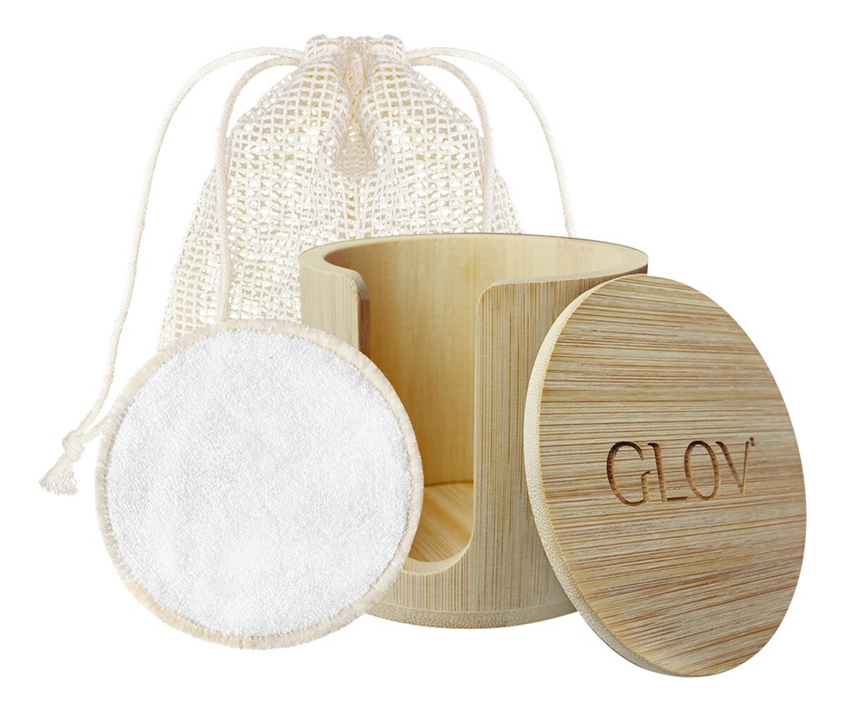 Bamboleo płatki bambusowe 7szt + siatka do prania 1szt + organizer bambusowy 1szt