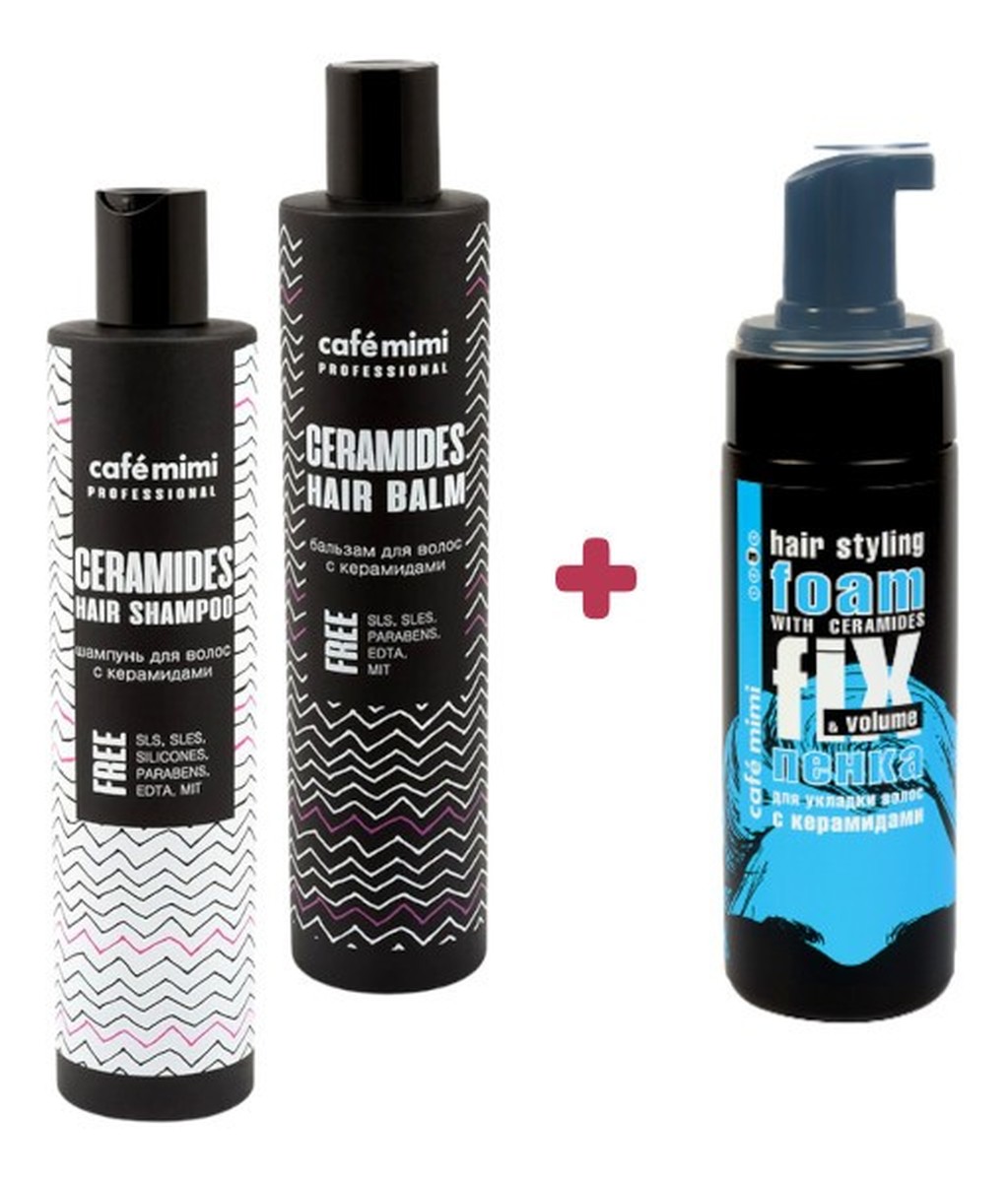 Zestaw Do Włosów Z Ceramidami Plus Pianka