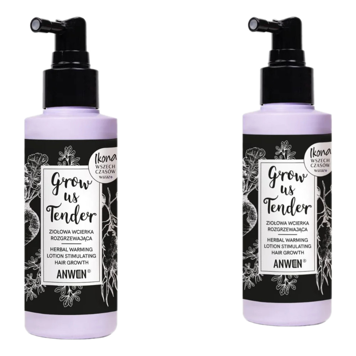 Anwen Grow Us Tender Ziołowa wcierka rozgrzewająca 2x150ml