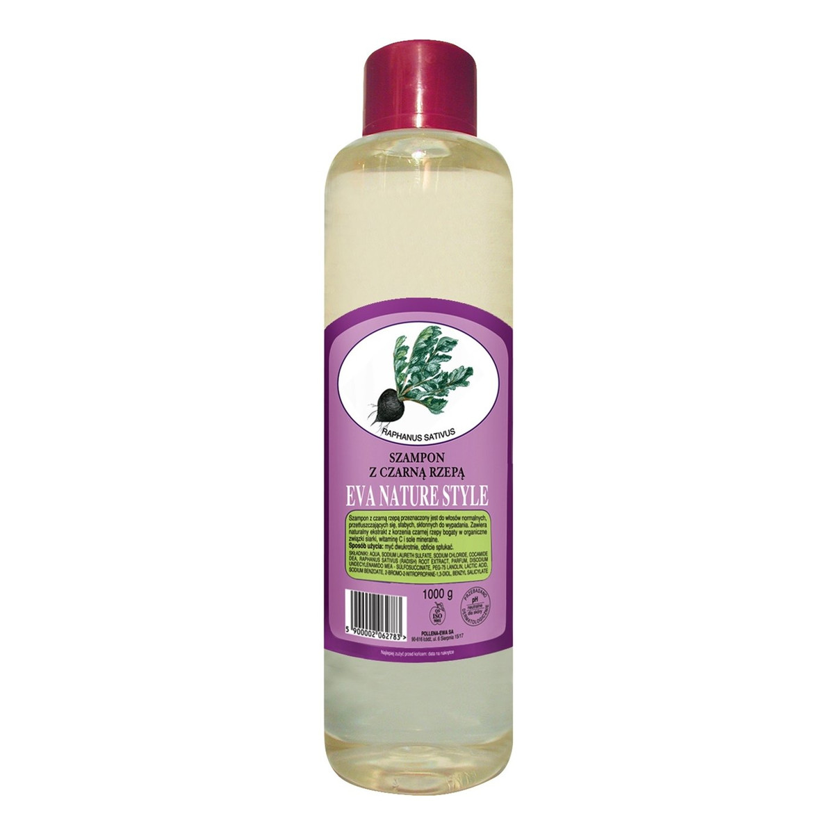 Eva Nature Style Szampon do włosów Czarna Rzepa 1000ml