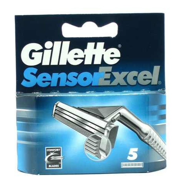 Gillette Excel Sensor Wkłady Do Maszynki Wymienne Ostrza 5szt.