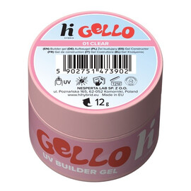 Żel budujący do paznokci 01 clear