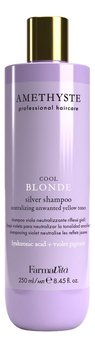 Amethyste cool blonde szampon do włosów siwych i rozjaśnianych
