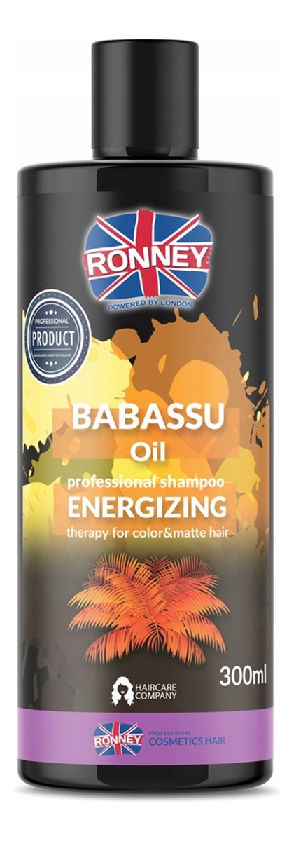 Babassu oil professional shampoo energizing energetyzujący szampon do włosów farbowanych