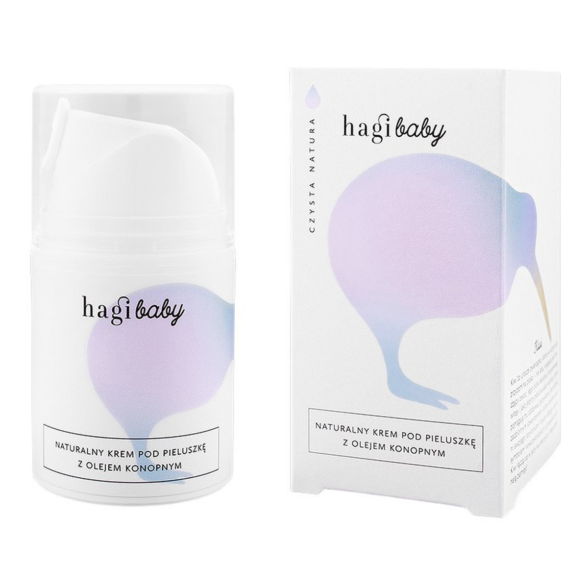 Hagi Baby NATURALNY KREM POD PIELUSZKĘ Z OLEJEM KONOPNYM 50ml