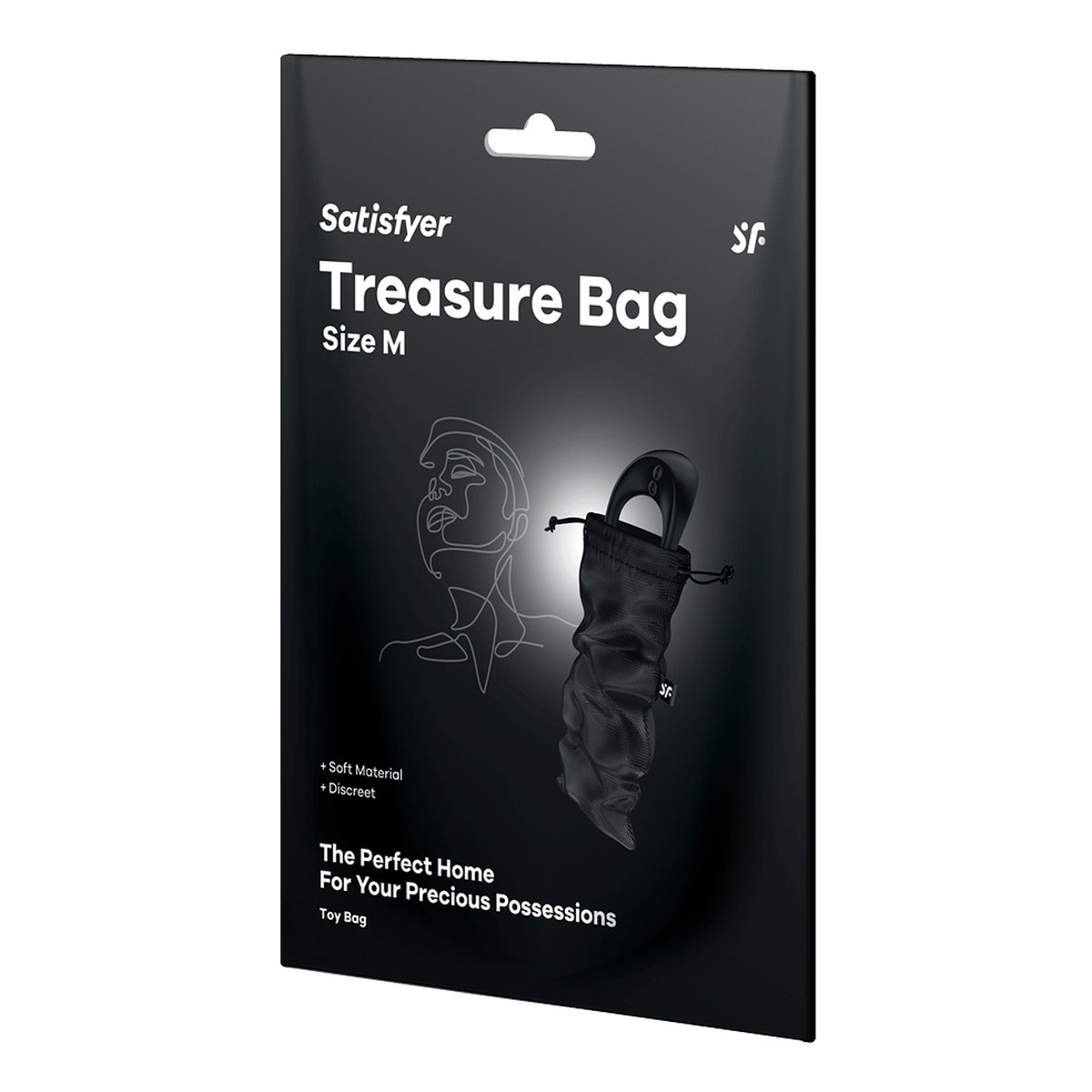 Satisfyer Treasure bag torba do przechowywania gadżetów m black